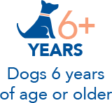 Dogs 6 years of age or older